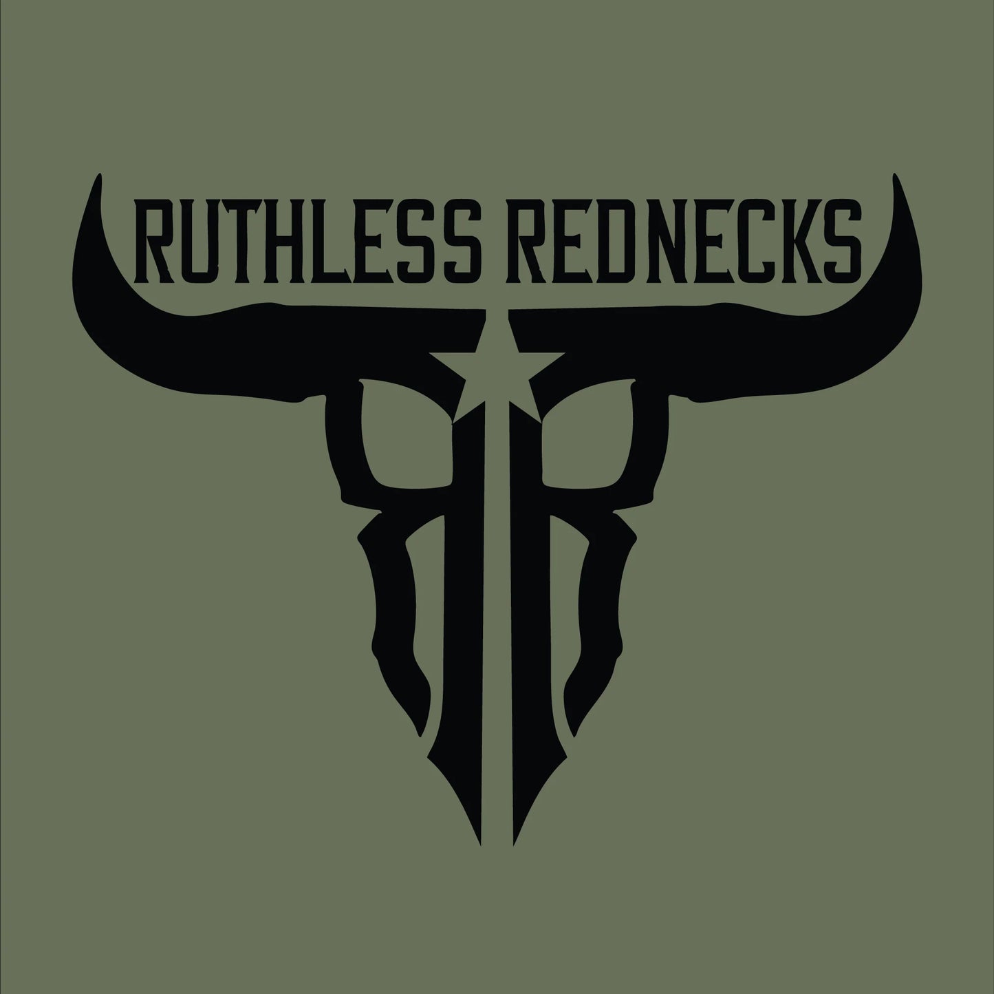 Ruthless Rednecks Raw Talent Short Sleeve Tee Shirt - Army