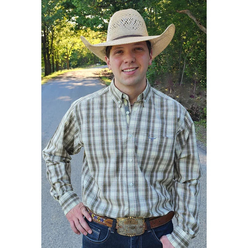 Signature Series Men's Long Sleeve Shirt Ruckus - Blue