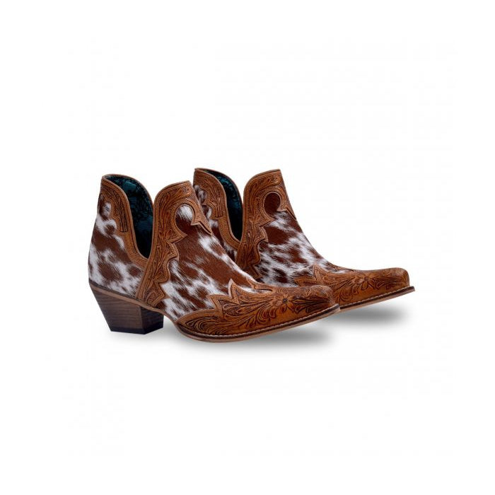 Myra Women's Frisco Falls Hair-On Hide & Hand Tooled Boots