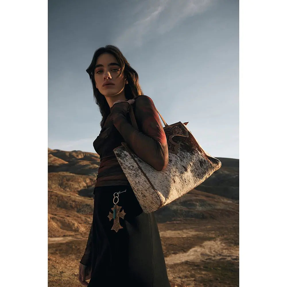 Myra Women's Sagebrush Bluff Hand-Tooled Hand Bag