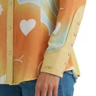 Wrangler Lainey Wilson Long Sleeve Western Shirt- Cream