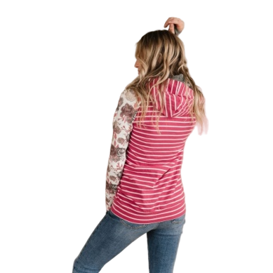 Ampersand Women's Doublehood Sweatshirt - Because of You