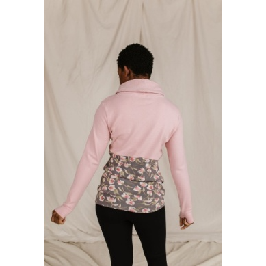 Ampersand Women's Cowlneck Sweatshirt - Joyful Bloom