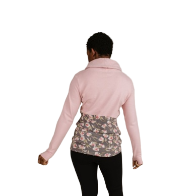Ampersand Women's Cowlneck Sweatshirt - Joyful Bloom