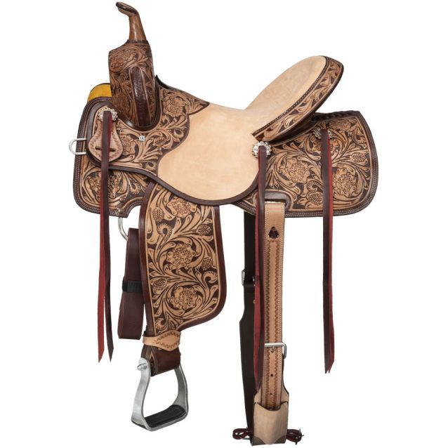 Silver Royal 14" Moulton Barrel Saddle-Light Oil