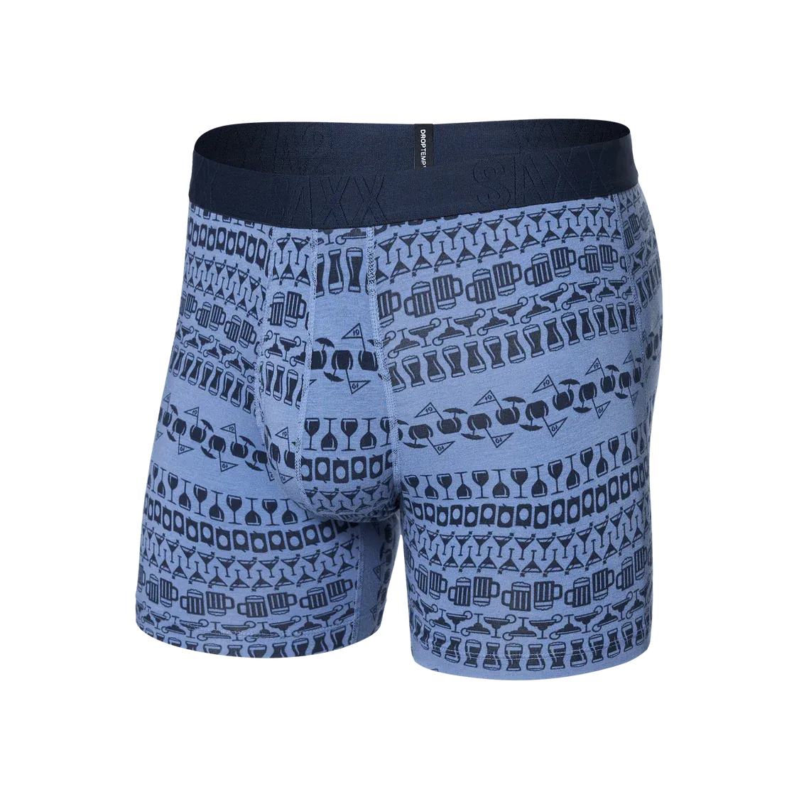 Saxx Men's Droptemp Cooling Cotton Boxer Brief Underwear