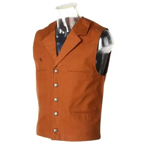 Wyoming Traders Men's Bronco Canvas Vest - Irvine Tack & Western Wear