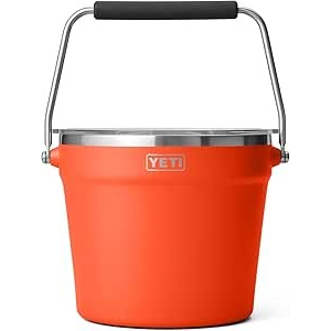 Yeti Rambler Beverage Bucket w/Lid -Papaya