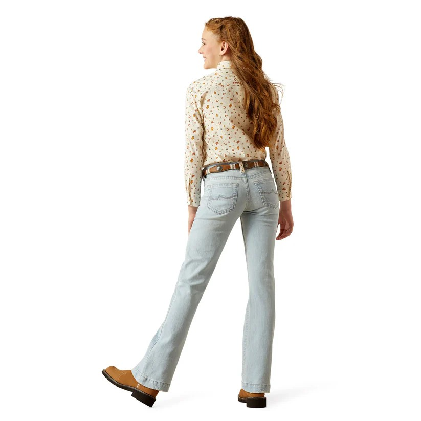 Ariat Girls Zoe Trouser Jean- Fawn