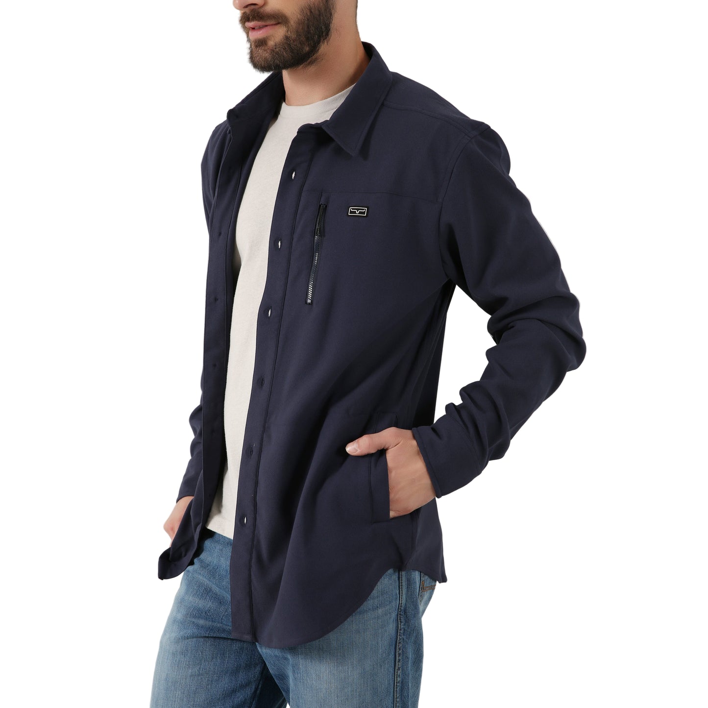 ***Kimes Men's Hart Shirt Jacket