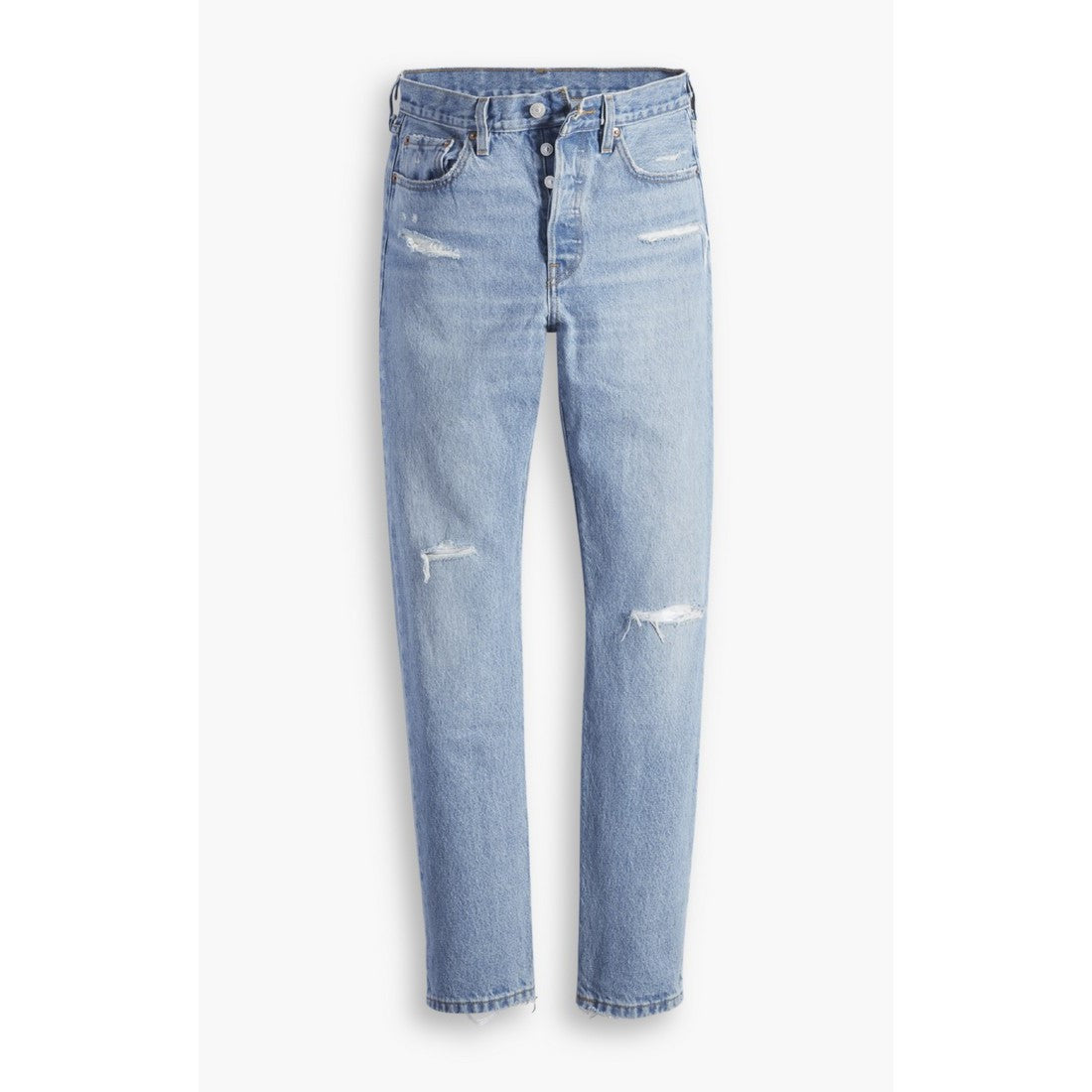 Levi Women's 501 High Rise Straight Jeans - Lane Change (Light Wash)