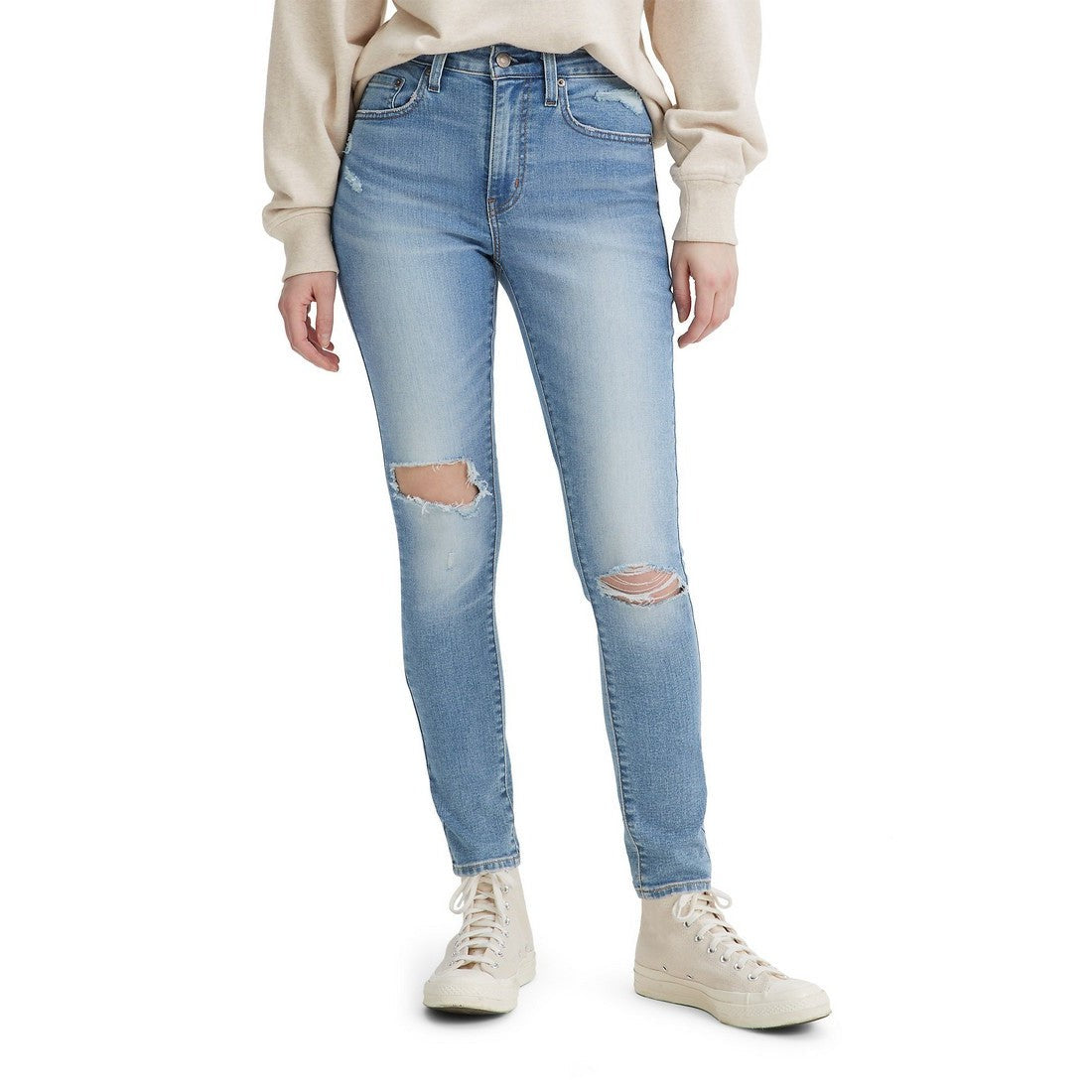 Levi's 721 white jeans online