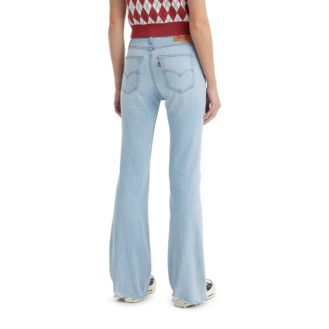 Levi Women's 726 High Rise Flare Jeans - Prime Location (Light Wash)