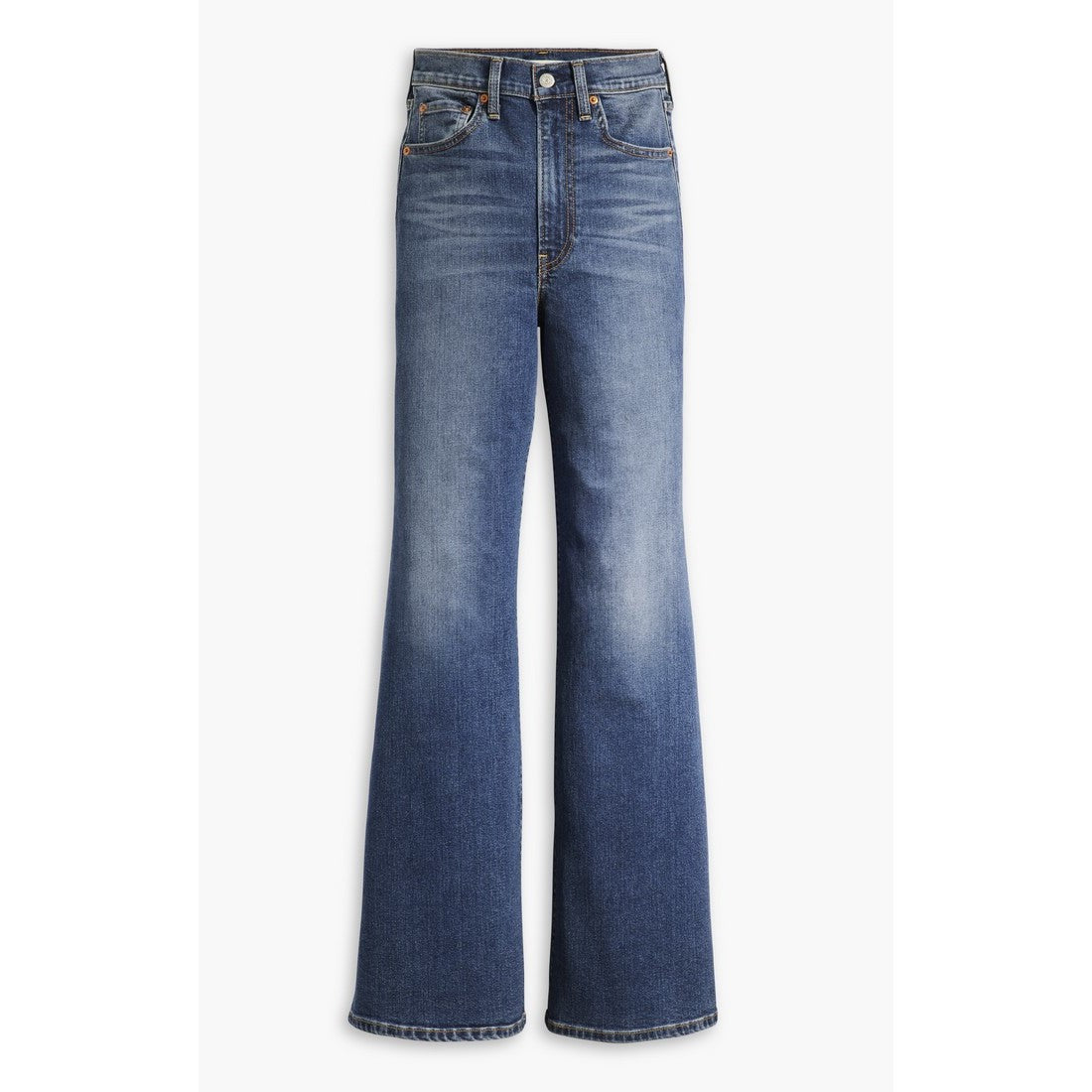 Levi Women's Ribcage Bell Bottom Jeans - A New York Moment (Dark Wash)