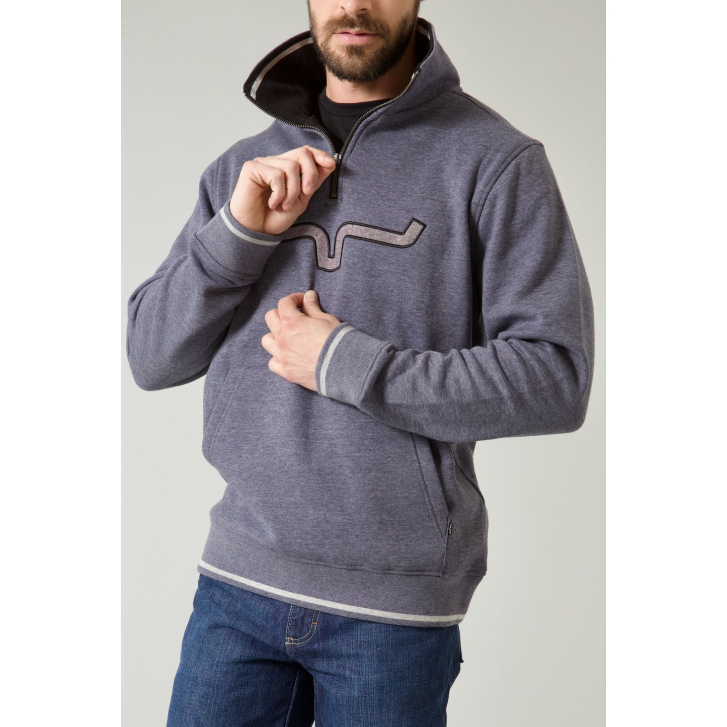 Kimes Men's Filmore Fleece Sweatshirt - Navy Heather