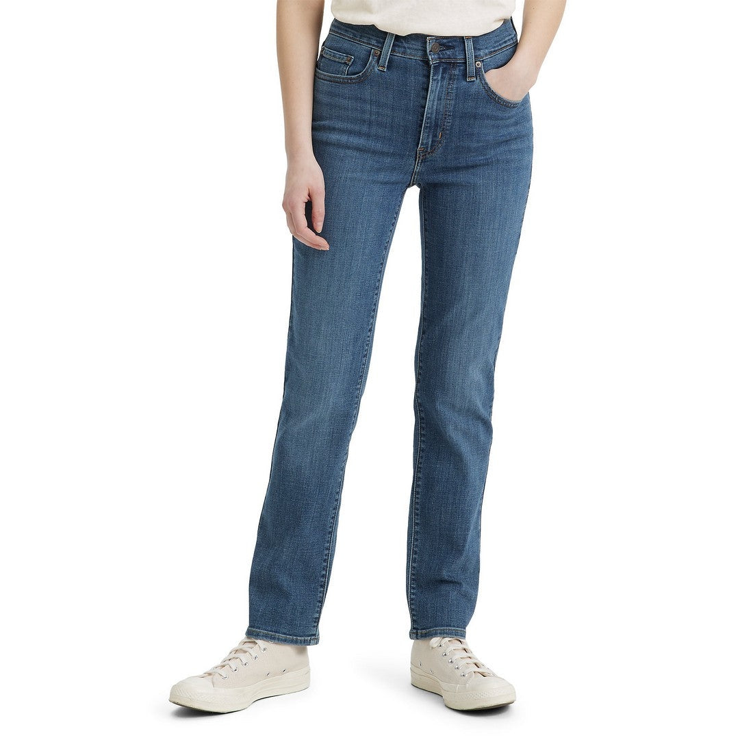 Levi Women's 724 High Rise Straight Jeans - Way Way Back