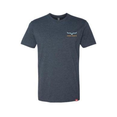 Kimes Men's Long Live Short Sleeve Tee Shirt - Multiple Colours