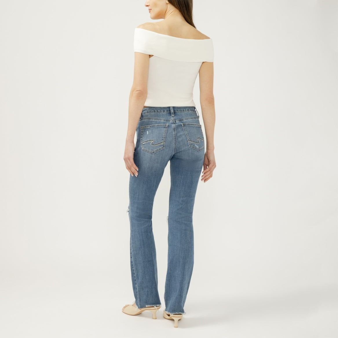 Silver Women's Suki Slim Boot Cut Jeans- Kickin It