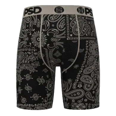 PSD Underwear Khaki Paisley Boxer Brief - Multi