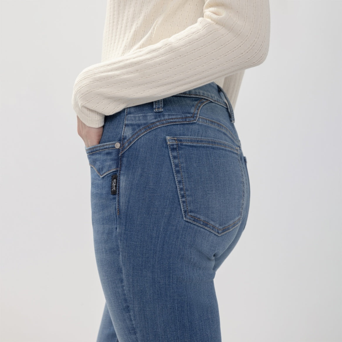 Silver Women's Elyse Bootcut Jeans- Freeport