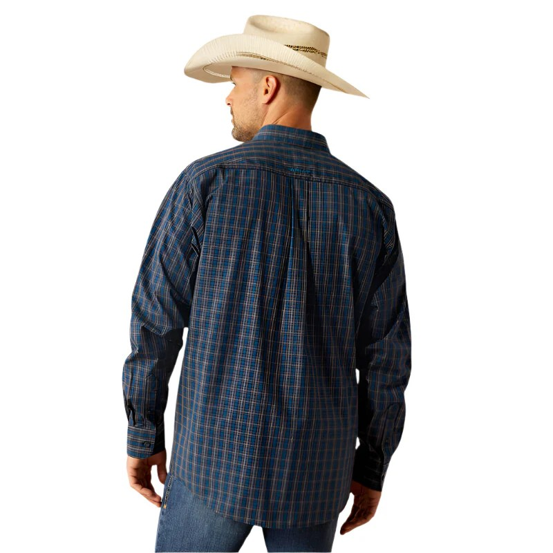 Ariat Men's Long Sleeve Pro Series Joaquin Classic Fit Shirt - Navy