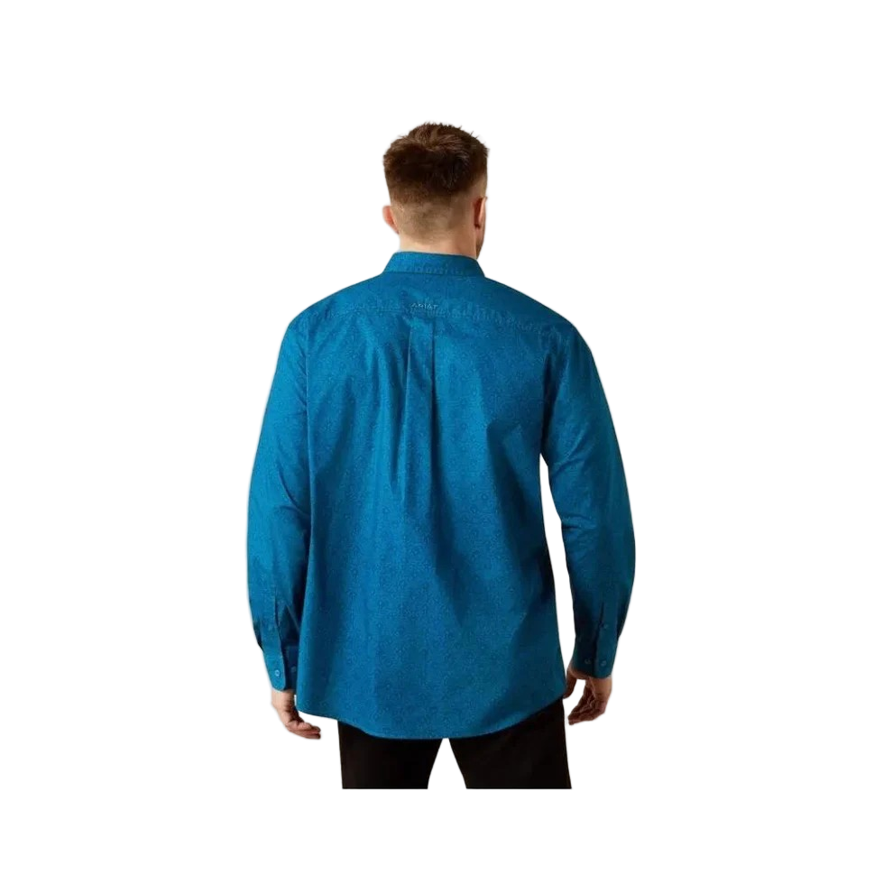 Ariat Men's Terrell Classic Fit Long Sleeve Shirt - Dark Teal