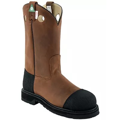 Canada West Men's Work Western Boot - Crazy Horse