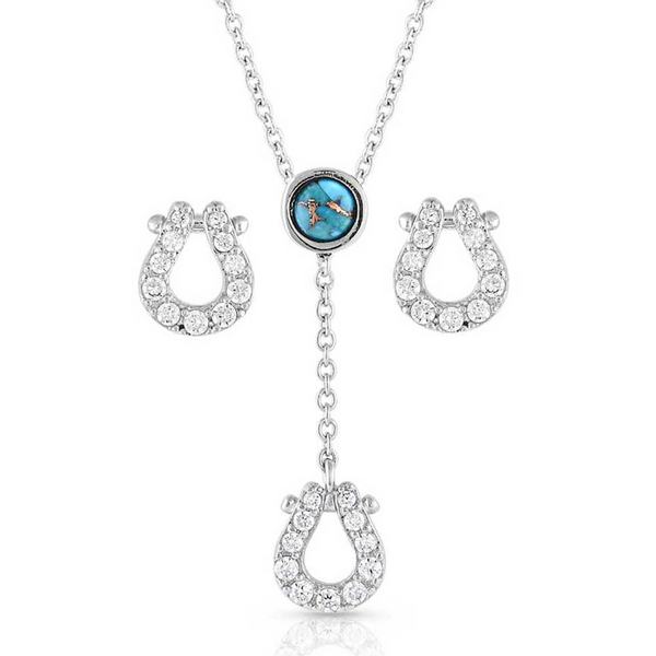 Montana Silversmith Infinite Luck Turquoise Jewelry Set