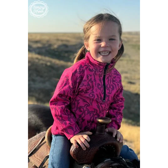 Sterling Kreek Girl's Mini Cowgirls Like Us Pullover