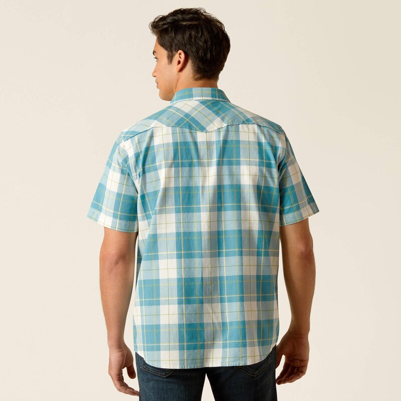 Ariat Men's Short Sleeve Harry Retro Fit Shirt - Gasoline
