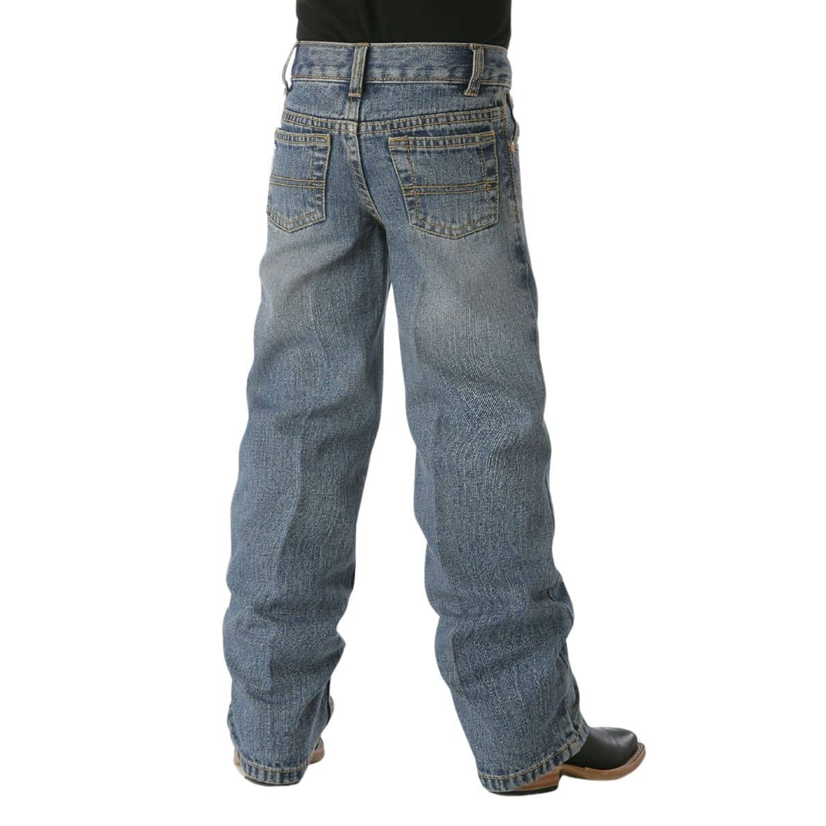 Cinch Boy's White Label Relaxed Straight Jeans - Light Stonewash
