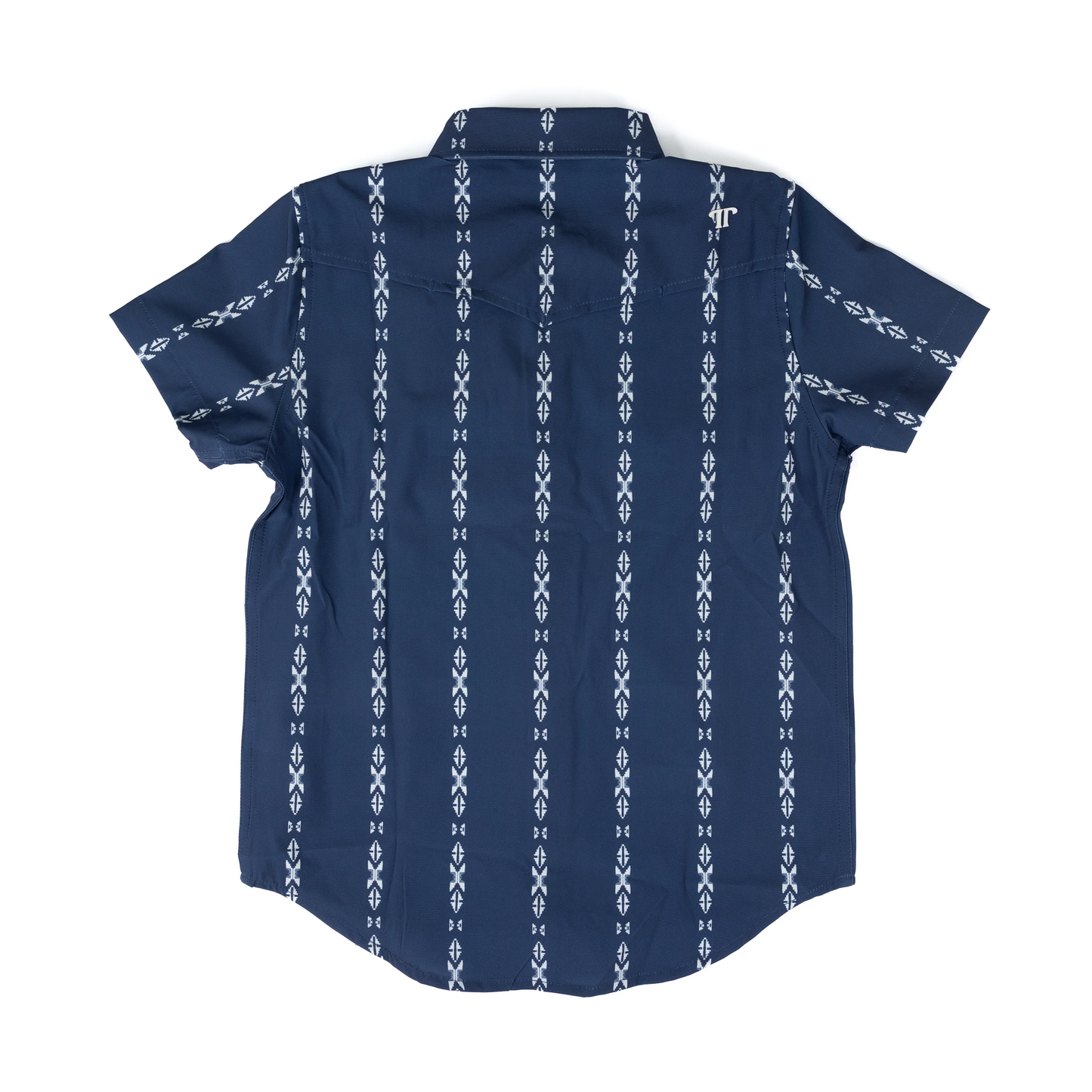 Ferrell Brand Boy's Maverick Short Sleeve Shirt - Blue