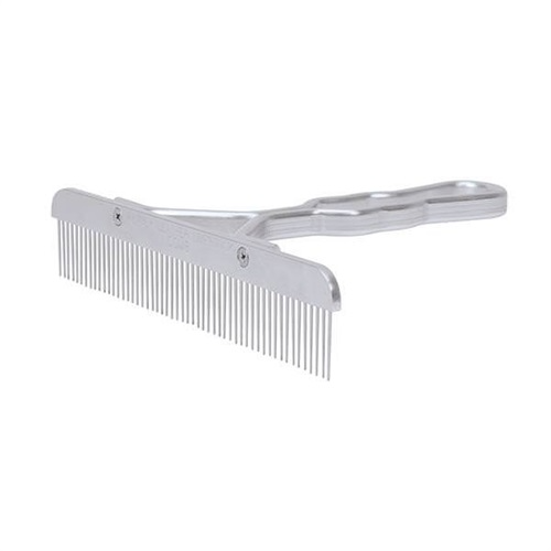 Weaver Stainless Steel Show Comb - Aluminum Handle