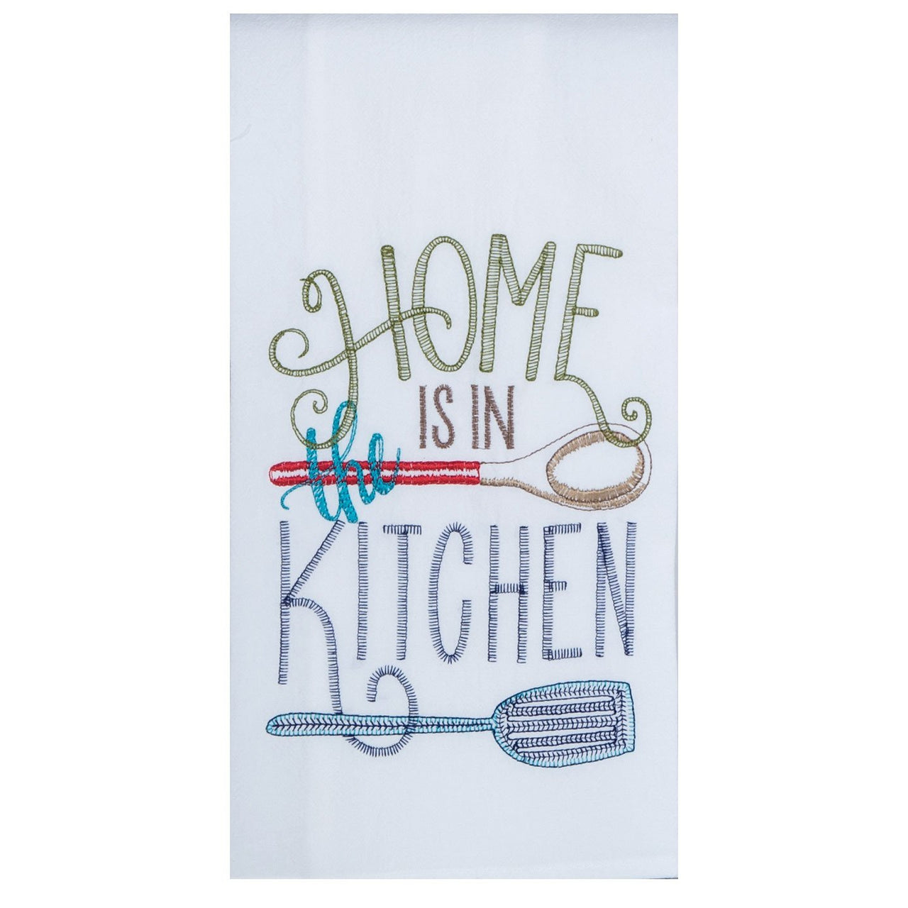 KD Home Embroidered Flour Sack Towel
