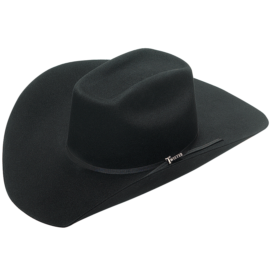 Twister Midland 3X Select Wool Hat - 2-Cord Black Band