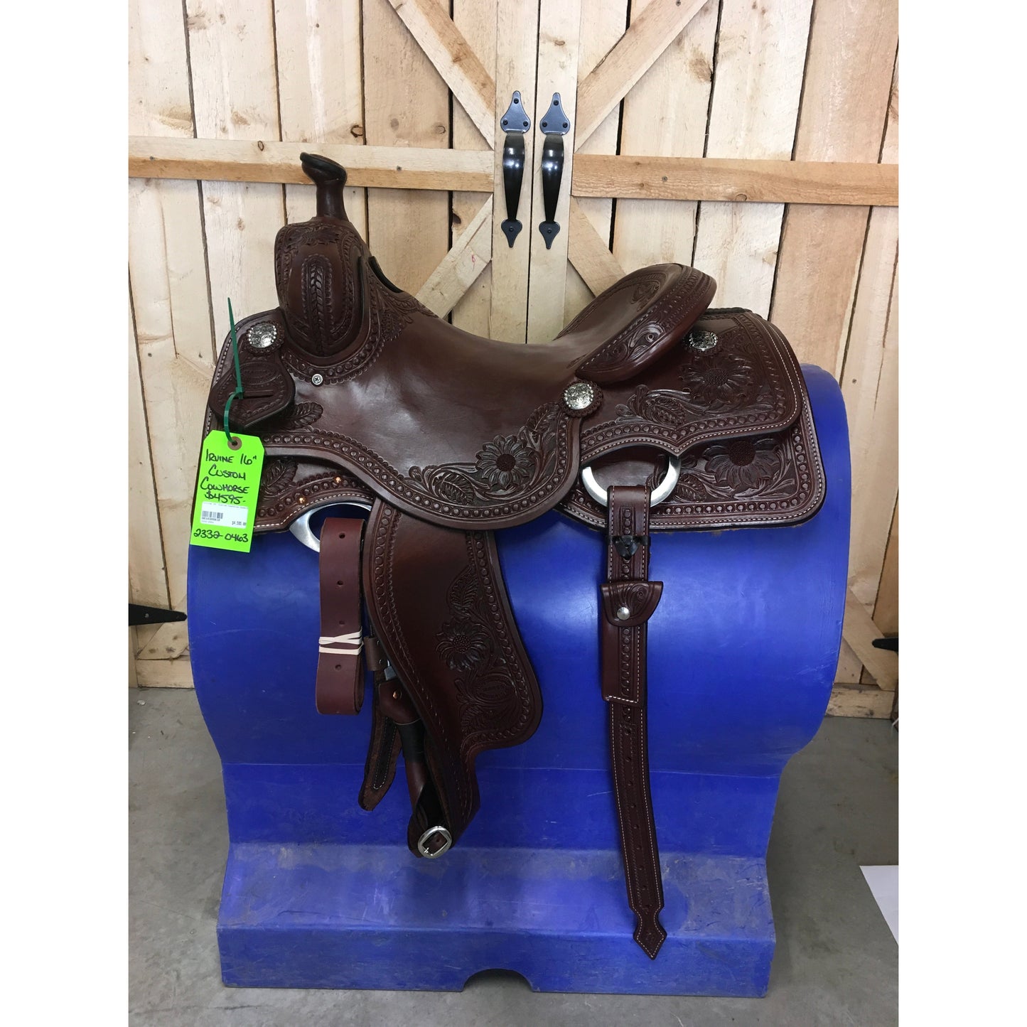 Irvine Custom 16" Cowhorse Saddle