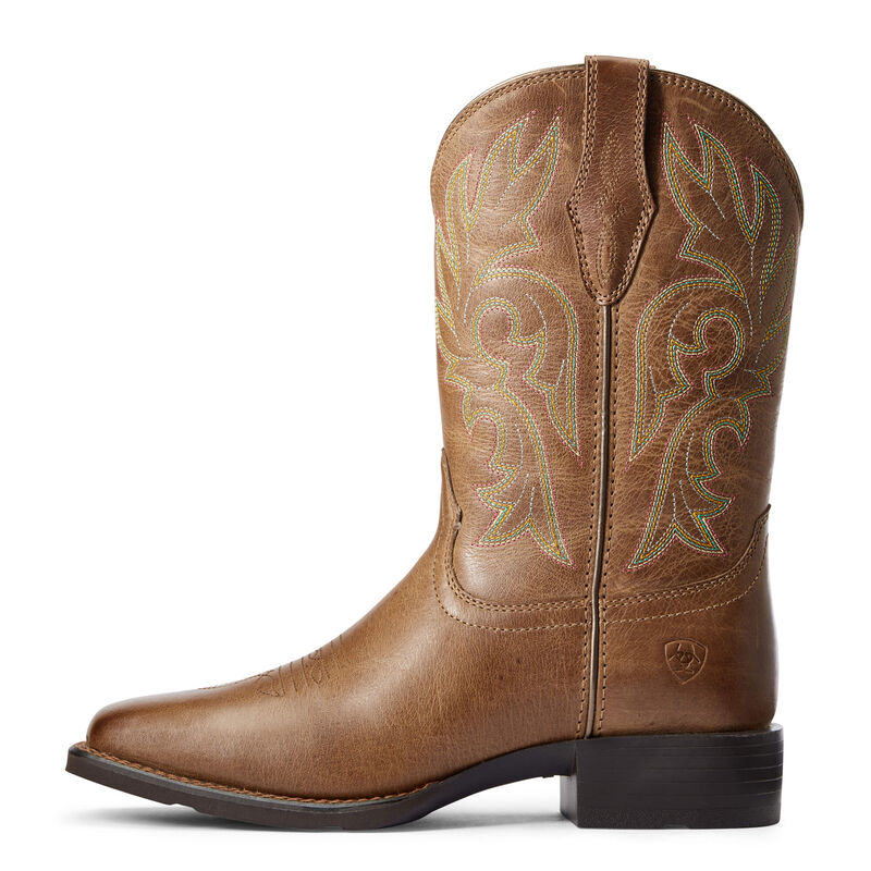**Ariat Womens Cattle Drive Western Boots - Dusty Brown