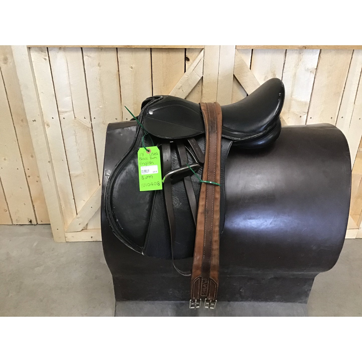 Used 17" Black Burn English Saddle (Complete)