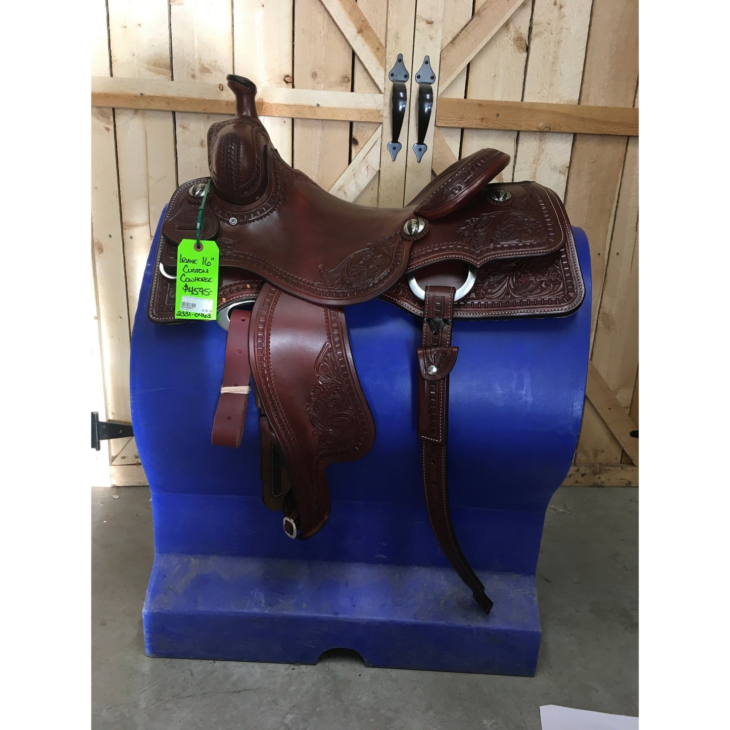 Irvine Custom 16" Cowhorse Saddle