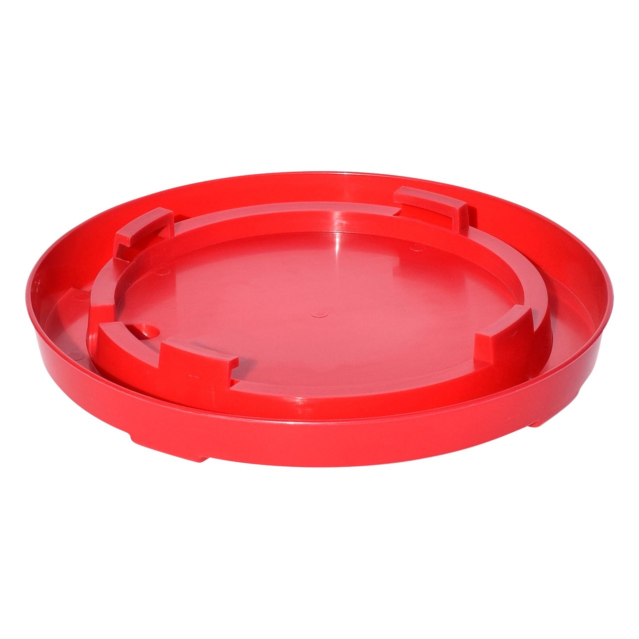 TuffStuff Enclosed Poultry Drinker Gallon Base  Red