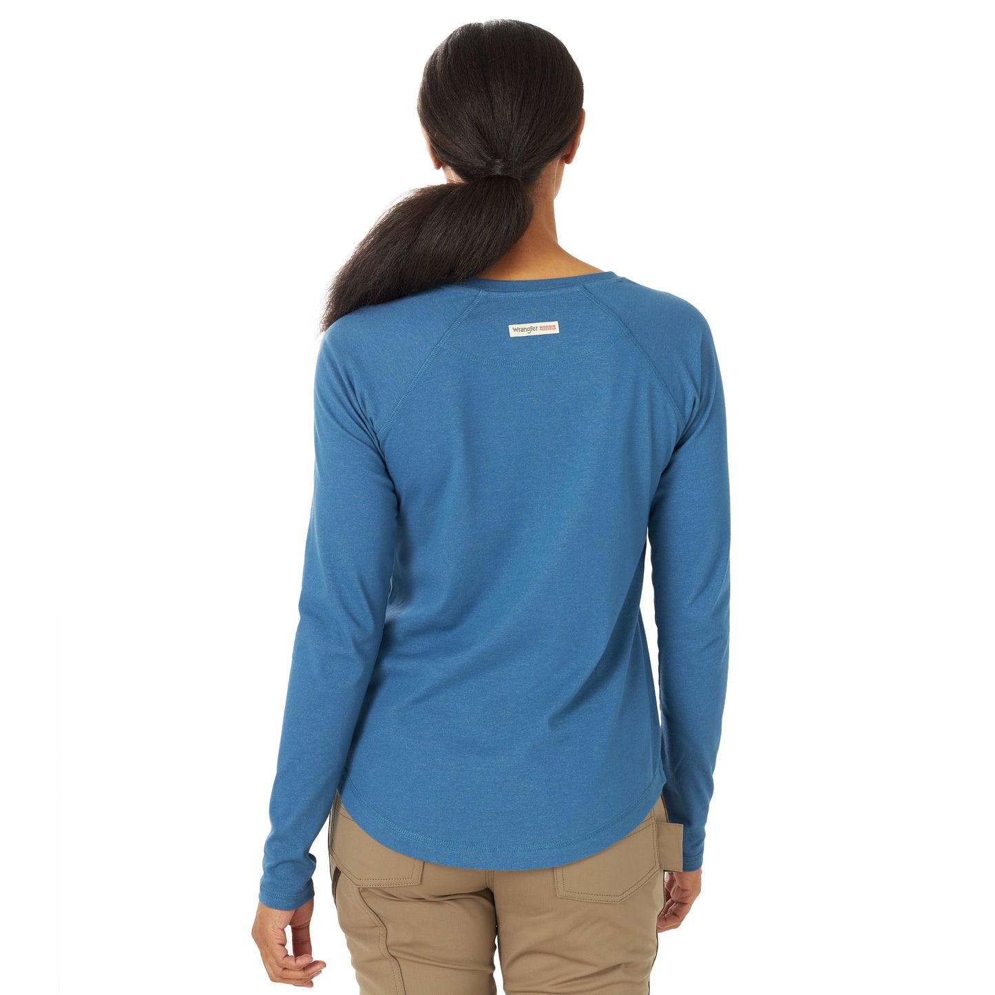 Wrangler Women's Riggs Performance Tee-Blue