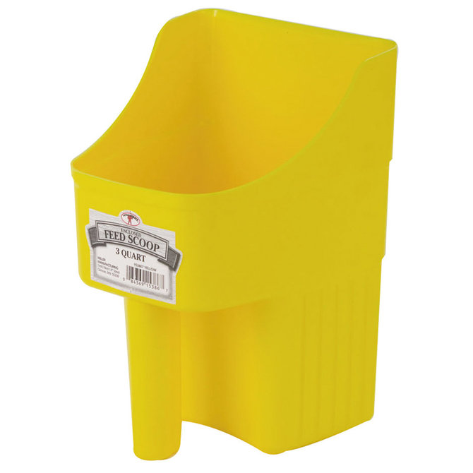 3 Quart Enclosed Feed Scoop