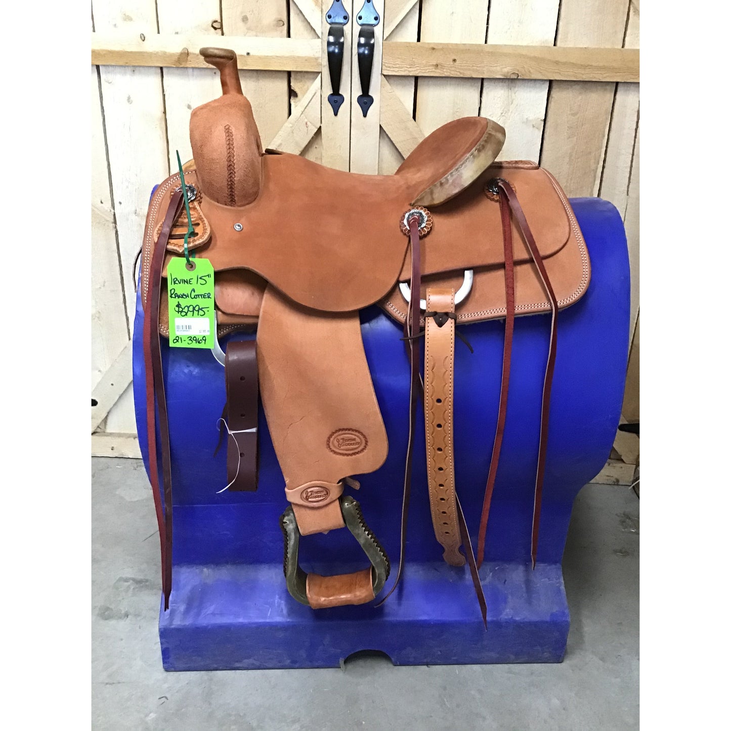 Irvine 15" Ranch Cutting Saddle