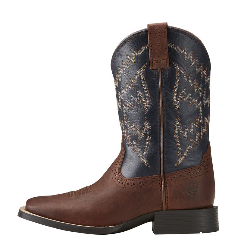Ariat Youth Tycoon Western Boots - Brazen Brown