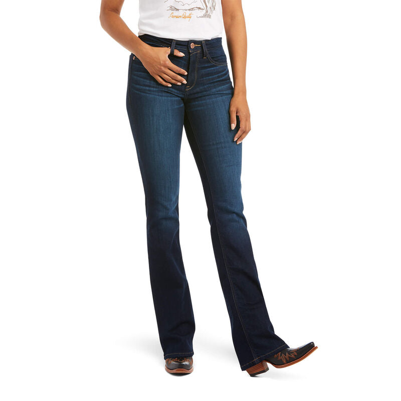 Ariat Women's REAL High Rise Ballary Bootcut Jeans - Pennsylvania