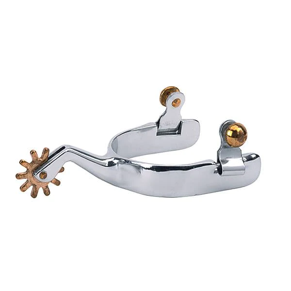 Weaver Men's Cutting Spurs w/Plain Band