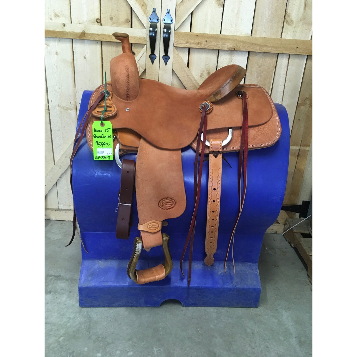 Irvine 15" Ranch Cutting Saddle