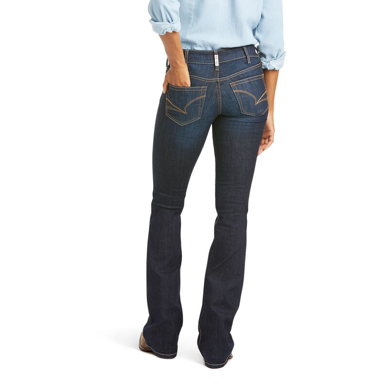 Ariat Womens REAL Mid Rise Arrow Fit Jocelyn Bootcut Jeans - Nashville