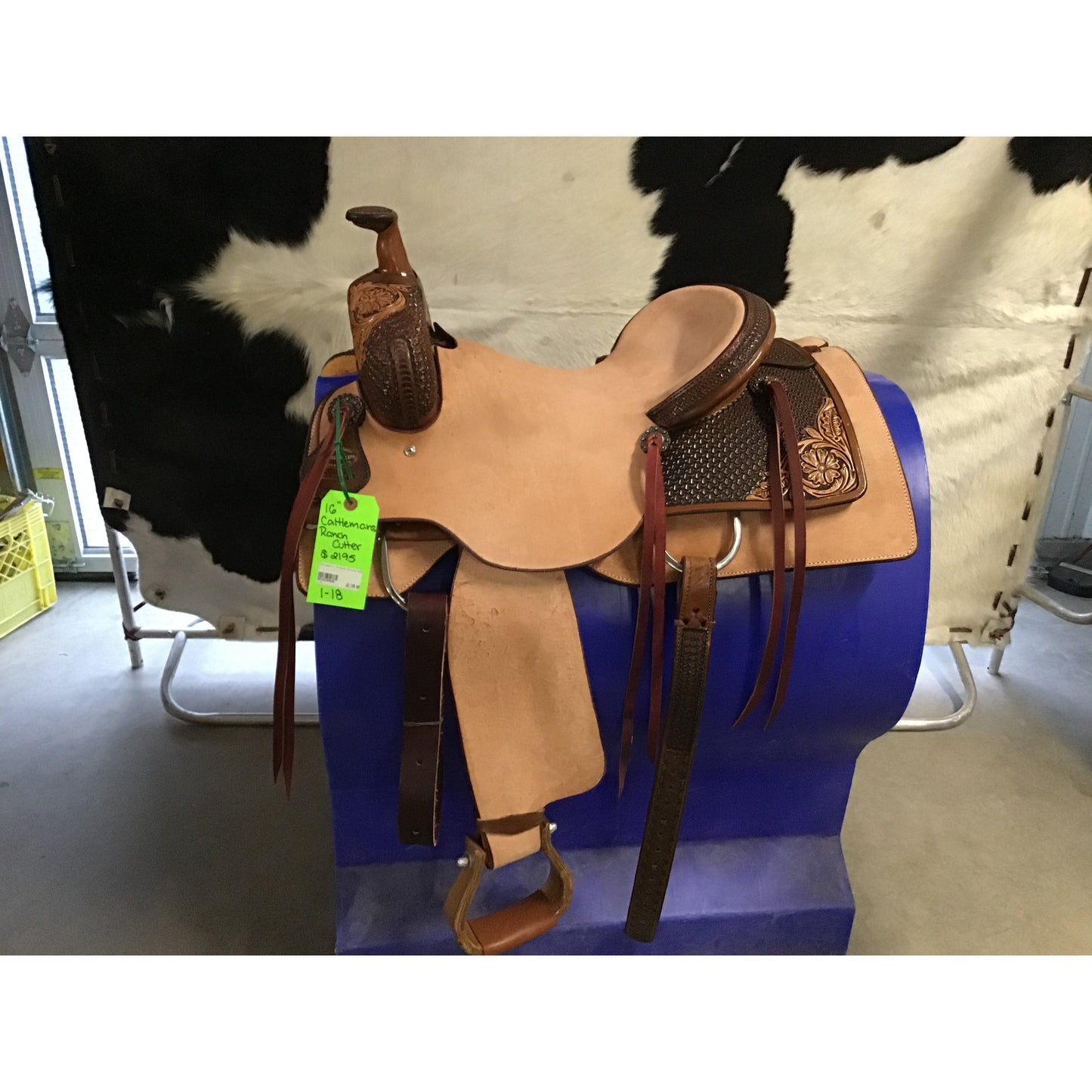Cattleman's 16 Ranch Cutting Saddle FINAL SALE