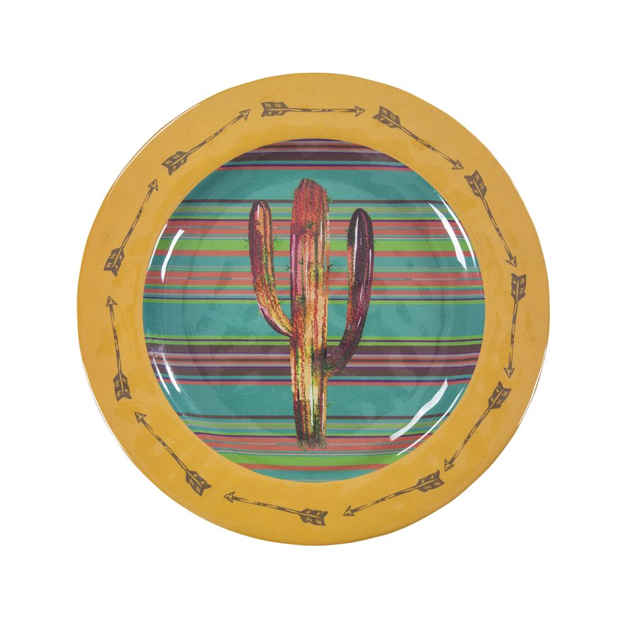 Cactus Design Melamine Dinner Plate